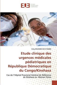 portada Etude clinique des urgences médicales pédiatriques en République Démocratique du Congo/Kinshasa