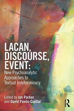 portada Lacan, Discourse, Event: New Psychoanalytic Approaches to Textual Indeterminacy (en Inglés)