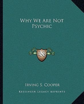 portada why we are not psychic (in English)