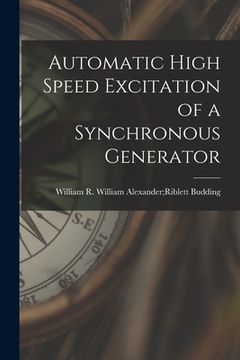 portada Automatic High Speed Excitation of a Synchronous Generator (en Inglés)