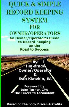 portada quick & simple record keeping for owner/operators (in English)