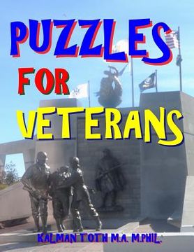 portada Puzzles for Veterans: 132 Large Print Themed Word Search Puzzles