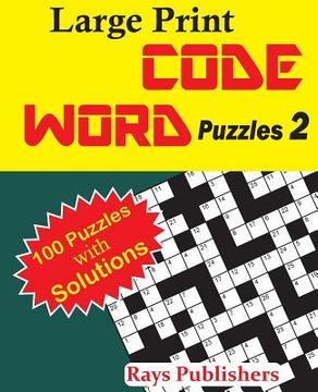 portada Large Print Code Word Puzzles 2 (en Inglés)