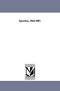 portada speeches, 1864-1887. (en Inglés)