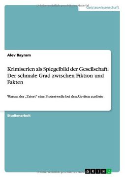 portada Krimiserien als Spiegelbild der Gesellschaft. Der schmale Grad zwischen Fiktion und Fakten (German Edition)