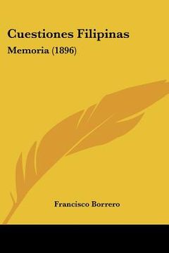 portada cuestiones filipinas: memoria (1896) (en Inglés)