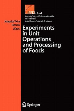 portada experiments in unit operations and processing of foods (en Inglés)