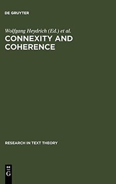 portada Connexity and Coherence (en Inglés)