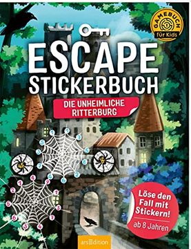 portada Escape-Stickerbuch - die Unheimliche Ritterburg (en Alemán)