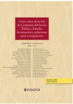 portada Cinco Años de la ley de Contratos del Sector Público: Estudio de Situación y Soluciones Para su Aplicación