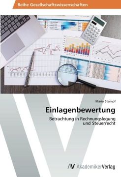 portada Einlagenbewertung: Betrachtung in Rechnungslegung  und Steuerrecht