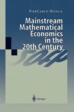 portada mainstream mathematical economics in the 20th century (en Inglés)