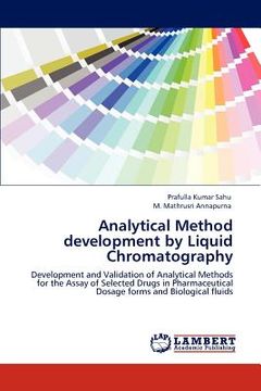 portada analytical method development by liquid chromatography (en Inglés)