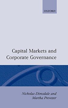 portada Capital Markets and Corporate Governance (in English)