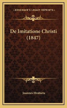 portada De Imitatione Christi (1847) (en Latin)