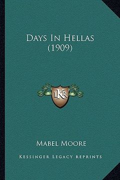 portada days in hellas (1909)