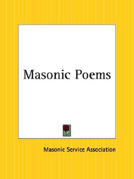 portada masonic poems (en Inglés)