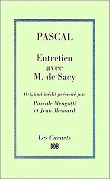 portada Pascal: Entretien Avec m. De Sacy sur Epictète et Montaigne