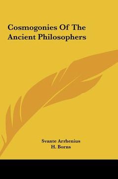 portada cosmogonies of the ancient philosophers (in English)