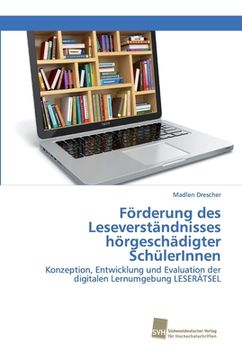 portada Förderung des Leseverständnisses hörgeschädigter SchülerInnen (en Alemán)
