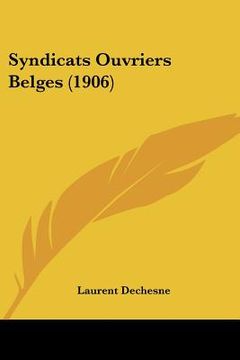 portada syndicats ouvriers belges (1906) (en Inglés)