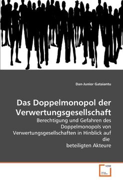 portada Das Doppelmonopol der Verwertungsgesellschaft