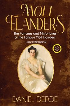 portada Moll Flanders (Annotated, Large Print) (en Inglés)