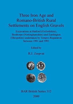 portada Three Iron age and Romano-British Rural Settlements on English Gravels: Excavations at Hatford (Oxfordshire), Besthorpe (Nottinghamshire) and. Between 1991 and 1993 (Bar British Series) (en Inglés)