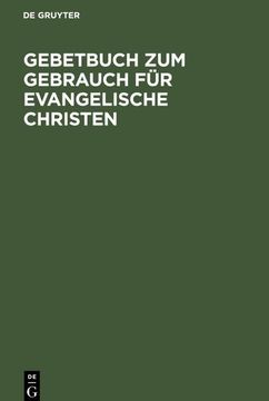 portada Gebetbuch zum Gebrauch für Evangelische Christen (en Alemán)