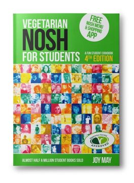 portada Nosh Vegetarian Nosh for Students: A fun Student Cookbook (en Inglés)
