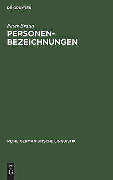 portada People Words'. Designations for Persons in German. (in German)