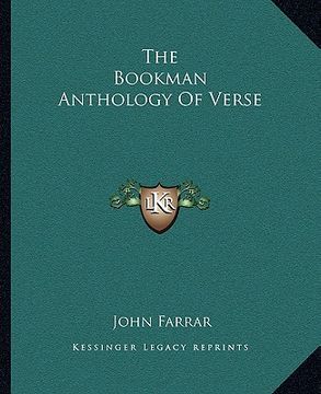 portada the bookman anthology of verse (en Inglés)