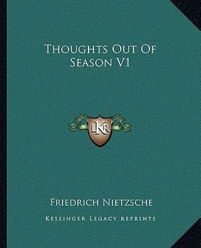 portada thoughts out of season v1 (en Inglés)