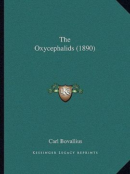 portada the oxycephalids (1890) (en Inglés)