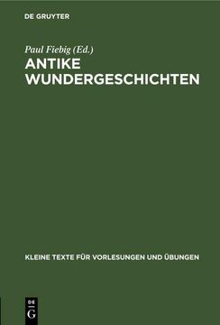 portada Antike Wundergeschichten (en Alemán)