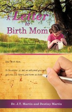 portada a letter to birth mom (en Inglés)