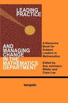 portada leading practice and managing change in the mathematics department (en Inglés)