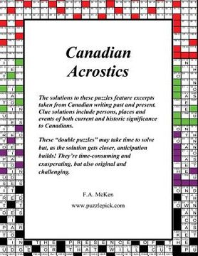 portada Canadian Acrostics (en Inglés)