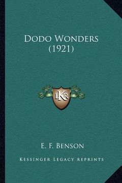 portada dodo wonders (1921) (in English)