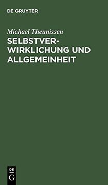 portada Selbstverwirklichung und Allgemeinheit (in German)