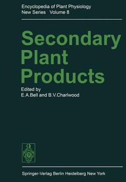 portada secondary plant products (en Inglés)