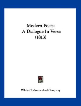portada modern poets: a dialogue in verse (1813) (en Inglés)