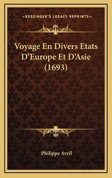 portada Voyage En Divers Etats D'Europe Et D'Asie (1693) (en Francés)