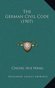 portada the german civil code (1907) (en Inglés)