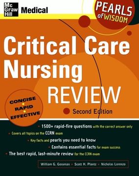 portada Critical Care Nursing Review: Pearls of Wisdom, Second Edition (en Inglés)