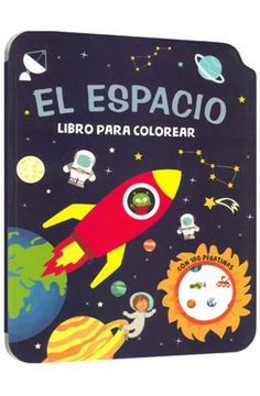 portada El espacio. Libro para colorear + 100 pegatinas (in Spanish)