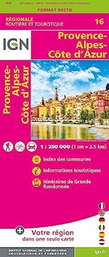 portada Provence Alpes Côte D`Azur 1: 250 000 (in French)