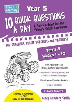 portada Lizard Learning 10 Quick Questions A Day Year 5 Term 4