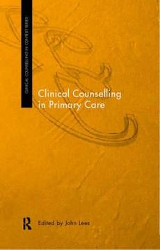 portada clinical counselling in primary care (en Inglés)