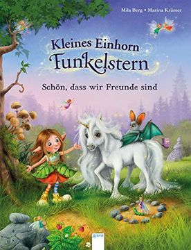 portada Kleines Einhorn Funkelstern: Schön, Dass wir Freunde Sind (en Alemán)